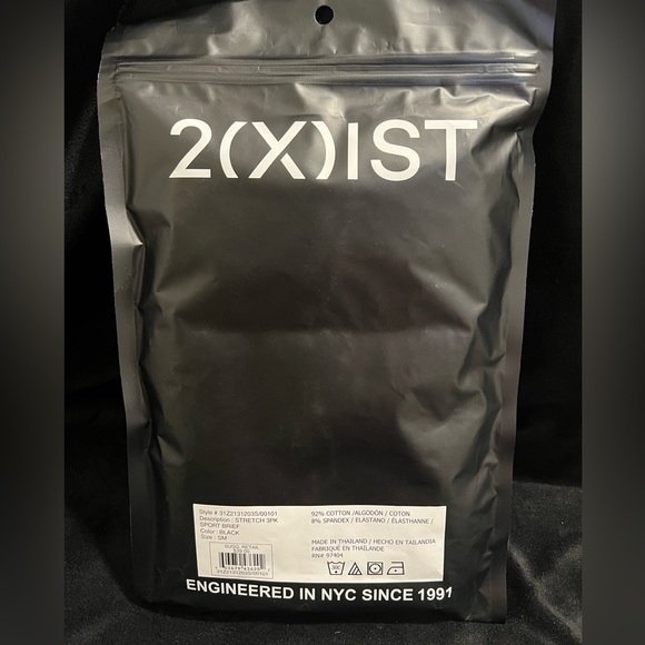 2(x)ist stretch 3PK sports brief - Picture 2 of 2